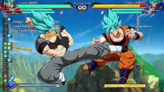 DBFZ COMBOS  RAINBOW MOD [upl. by Arikahc]