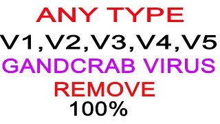 Any Type of Gandcrab ransomware virus Remove Delete or decrypt in 2 MINUTE100 [upl. by Orella]