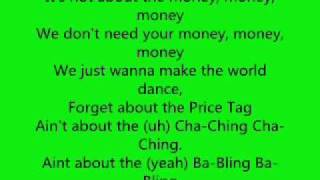 Price Tag  Jessie J ft BoB Lyrics [upl. by Nameloc]