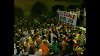 1998 Alcañiz  Suspensión y Protestas [upl. by Akirehs]