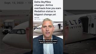 Latest Delta change is DEVASTATING for SkyMiles members shorts [upl. by Ahtivak]