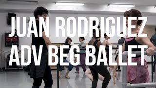 Juan Rodriguez  Advanced Beginner Ballet  bdcnyc [upl. by Davena118]