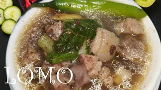 LOMO  LUTONG WARAYWARAY RECIPE BasOy LUMO Batchoy LOMO [upl. by Lanita]