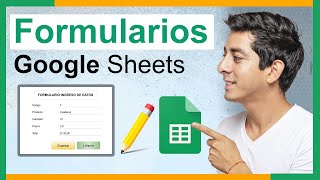 Como crear un FORMULARIO de Ingreso de datos en GOOGLE SHEETS Macros  El Tío Tech [upl. by Keslie403]