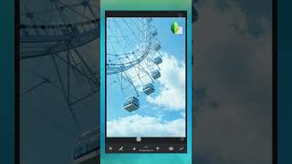 Snapseed photo editing  creating sky more blue [upl. by Ecnerrot]