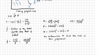 Twostate folding equilibria trimer [upl. by Oaoj]