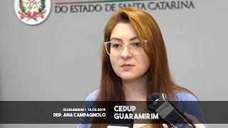 CEDUP Guaramirim  Dep Ana Campagnolo [upl. by Esmaria]