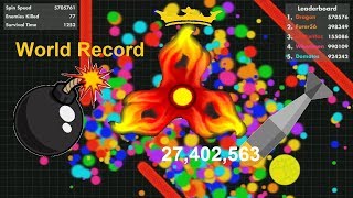 Fispio 27402563 WORLD RECORD A BOMB Fidget Spinner [upl. by Yht]