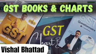 GST Books amp Charts Unboxing  Vishal Bhattad Sir  Vsmart Academy  CA Intermediate  Ritesh Panchal [upl. by Esydnac]