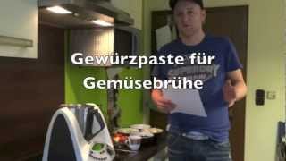 Gewürzpaste für Gemüsebrühe mit dem Vorwerk Thermomix TM 31 [upl. by Rimaj]