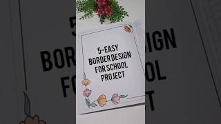 5easy border designrangallyritu border borderart art simple [upl. by Aigroeg]