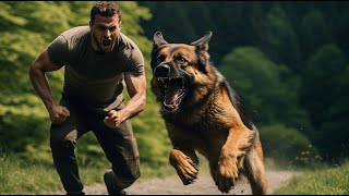 Herding Cattle with German Shepherds Natural Instincts at Work [upl. by Buchanan]