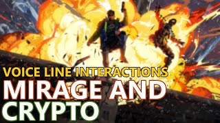 Mirage amp Crypto Interaction Voice Lines  Season 5 Apex Legends [upl. by Brynna]