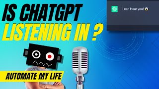 Speak With ChatGPT Experience NextLevel Automation and AutoRead [upl. by Chaddy390]