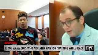 WATCH Judge Calls Out Racist Cops For Walking While Black Arrest [upl. by Lesslie69]