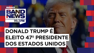 MUNDO Donald Trump é eleito 47º presidente dos Estados Unidos [upl. by Lowery132]