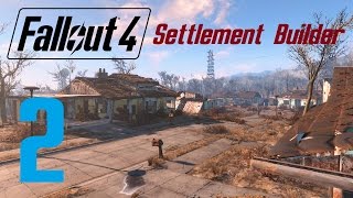 FALLOUT 4 Settlement Builder 2 Between Ep12 amp 13 [upl. by Acinorehs351]