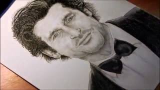 Patrick Dempsey drawing [upl. by Ahkeber]