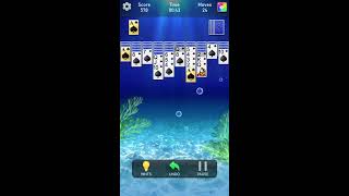 Playing Classic Solitaire With Fast Move [upl. by Arikal]