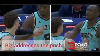 Hornets Bismack Biyombo quotThats my little brotherquot  talks about pushing LaMelo Ball [upl. by Collin]