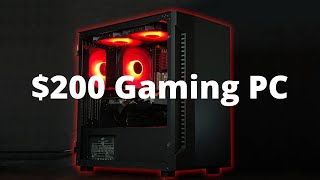 A Budget 200 Gaming PC in 2024 [upl. by Enaerb17]