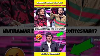 Munawar Faruqui Fght In Playground Contestant🤯 Elvish Yadav Vs Munawar trending biggboss shorts [upl. by Columbus861]