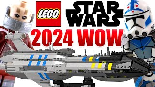 LEGO Star Wars 2024 UPDATE CLONE WARS FIVES amp Darth Malak Minifigures  Invisible Hand MIDISCALE [upl. by Leavitt]