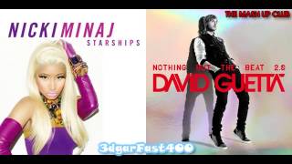 Nicki Minaj vs David Guetta  Starships What The F Remix 3dgarFast400 Mashup [upl. by Gifford524]