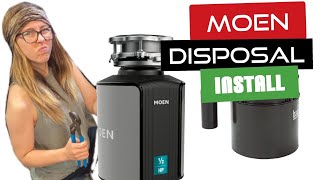 How to install a garbage disposal made by Moen [upl. by Aicad]