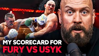 Live Scoring FURY vs USYK  Who REALLY Won More Rounds [upl. by Kerry]