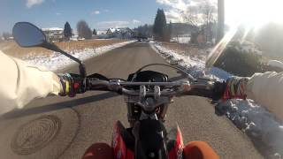 Aprilia SX50  GoPro Airsal 80 Sport TurboKit GP 50  Sunny Winter Day [upl. by Slosberg]