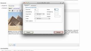 D2L  Editing Tools  Formatting With Tables [upl. by Eentrok708]