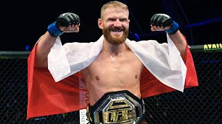 Crowning Moment Jan Blachowicz Claims Vacant Title With Relentless Pressure Over Dominick Reyes 👑 [upl. by Adnilem]