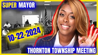 Thornton Township Meeting 10222024 NEW EXCUSE [upl. by Aerdnua]