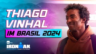 Thiago Vinhal  Triathleta Profissional  Entrevistas Ironman Brasil 2024 [upl. by Avahc]