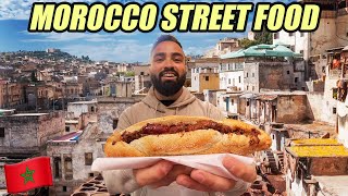 STREET FOOD HEAVEN in Fes Morocco 🇲🇦 [upl. by Olmstead612]