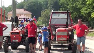 S starodobnimi traktorji po Sloveniji zaključek v Tržišču [upl. by Avlem]