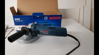 Unboxing Bosch Professional Winkelschleifer GWS 7125 Deutsch [upl. by Nady]