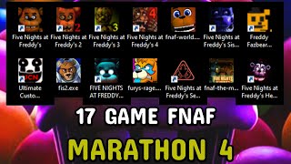 ALL FNAF GAMES MARATHON 4 VOD [upl. by Annaehr]