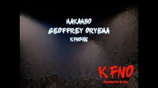 Geoffrey Oryema  Makambo karaoke [upl. by Enyluqcaj]