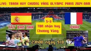 LIVE Tranh huy chương đồng Olympic Paris 2024 bóng đá nữ giữa Tây Ban Nha 01 Đức Đức đạt HCĐ [upl. by Yssirk399]