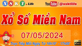 XSMN  Trực tiếp Xổ Số Miền Nam  KQXS Miền Nam ngày 07052024 KQXS Hôm Nay DaiPhat MinhNgoc [upl. by Naujad]