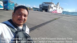 My Roro Journey fr Batangas Port to Culasi Port Roxas City spending holiday wmy family Dec202023 [upl. by Ayetal562]