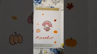 Bullet Journal Spread for November 2024 subscribe preppy cute fall bulletjournalluv fyp viral [upl. by Hackathorn]