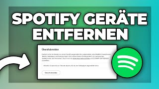 Spotify andere Geräte entfernen amp abmelden  Tutorial [upl. by Ahsinam]