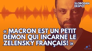 « Macron est un petit démon qui incarne le Zlensky français »  Slobodan Despot [upl. by Aridaj262]