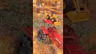 Remote control tractor vs remote wala jcbremote wali tractor jcb John deere gadi remotecontrol [upl. by Emmalynne76]