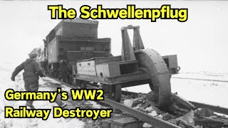 The Schwellenpflug Germany’s WW2 Railway Destroyer Schwellenpflug ww2 fyp [upl. by Yemac]