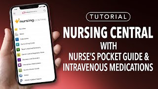 Tutorial Nursing Central with Nurses Pocket Guide and Intravenous Medications [upl. by Ellis]