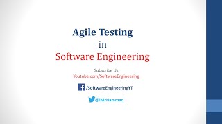 What is Agile Testing in Software Engineering  Software Testing  Urdu  Hindi [upl. by Yasnyl954]